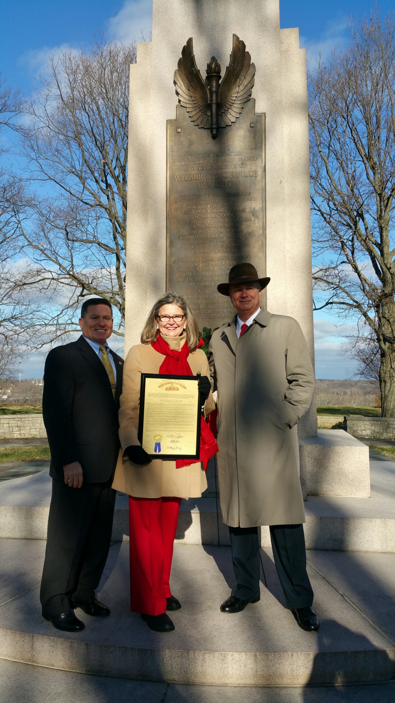 State Rep. Rick Perales Presents Resolution Solidifying Wright Brothers' Place in History